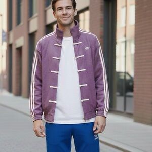 Adidas Unisex Plum Purple 2026 CNY Jacket S